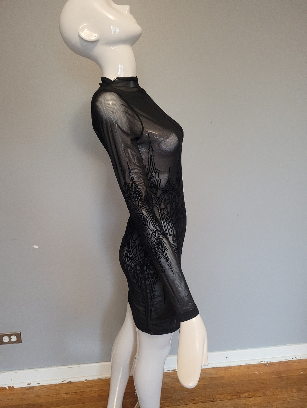 Killstar Unholy Matrimony Mesh Dress, VGUC, Size S - Picture 4 of 9